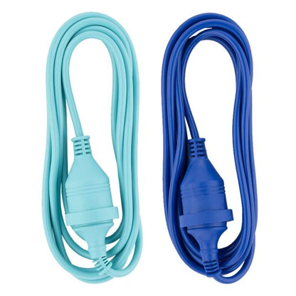 3m Arlec Standard Plug Extension Lead - Assorted