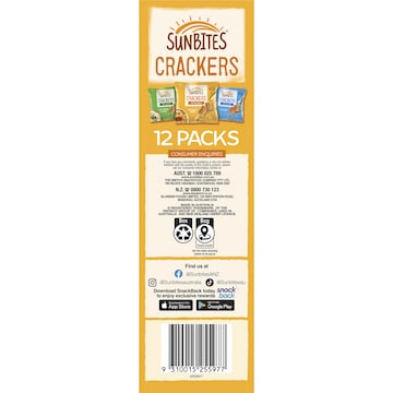 Sunbites Crackers Mix Variety 24g x 12 pack