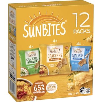 Sunbites Crackers Mix Variety 24g x 12 pack