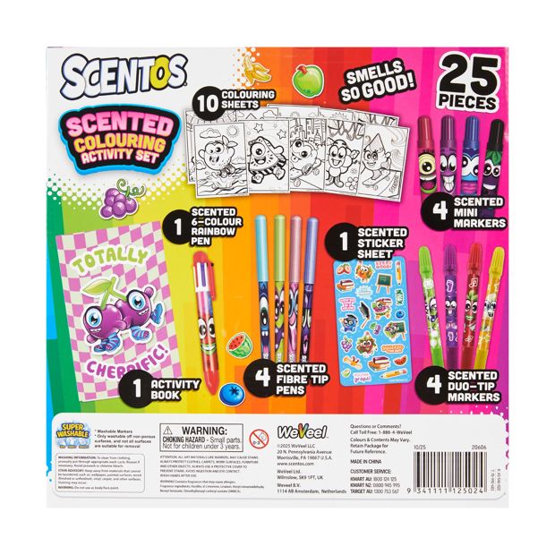 25 Piece Scentos Scented Colouring Activity Set