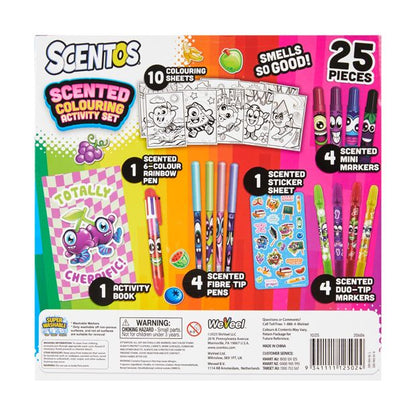 25 Piece Scentos Scented Colouring Activity Set