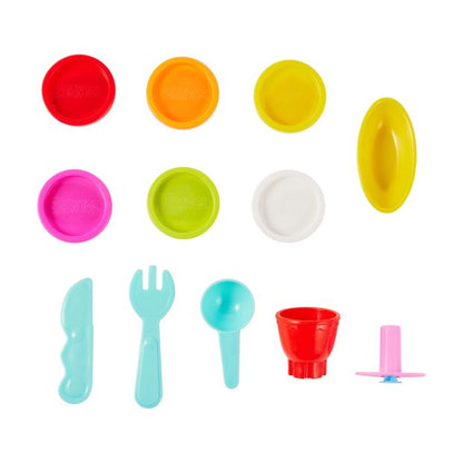 12 Piece Scentos Scented Dough Dining Out Set - Ice Cream and Cakes