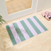 Dirt Grip Door Mat - Green and Lilac