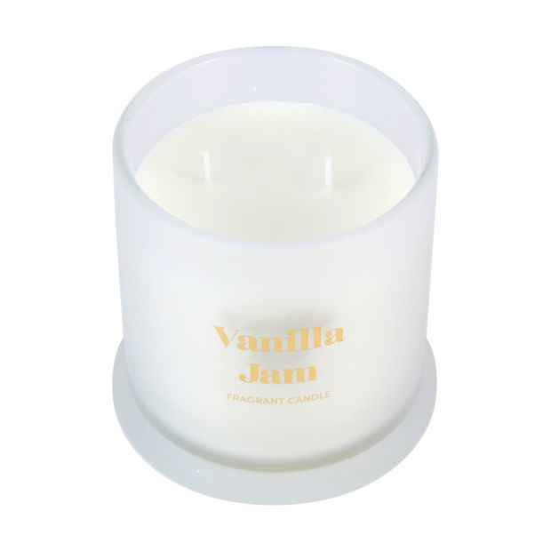 Vanilla Jam Fragrant Glass Boxed Candle - Anko