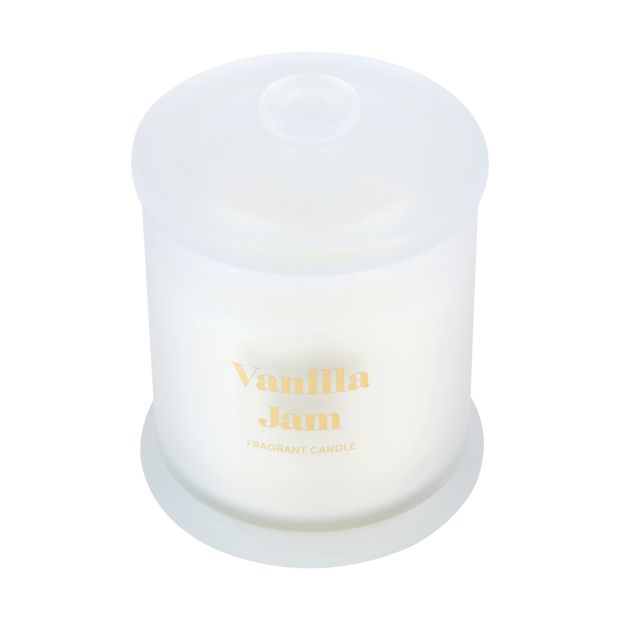Vanilla Jam Fragrant Glass Boxed Candle - Anko