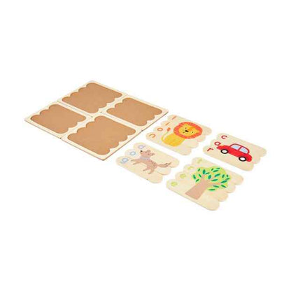 Wooden Play Simple Words Puzzle - Anko
