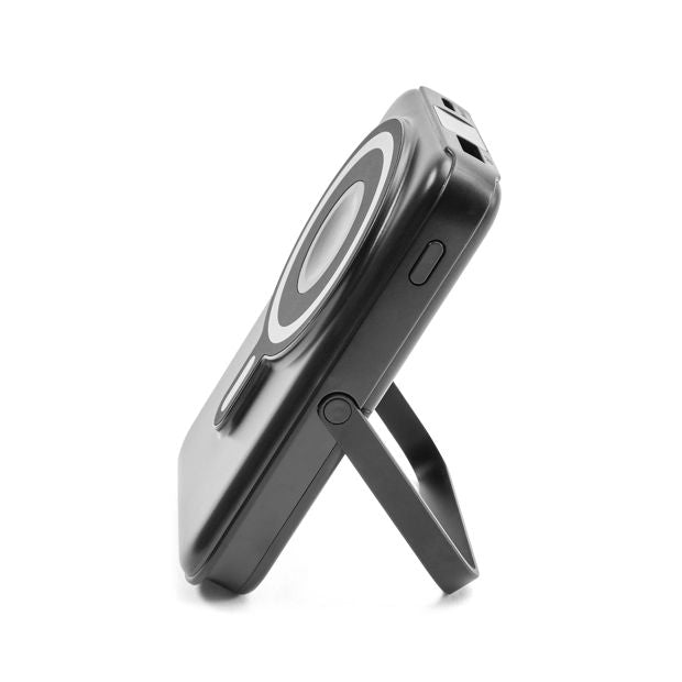 10000mAh Portable Charger with Stand, Black - Anko