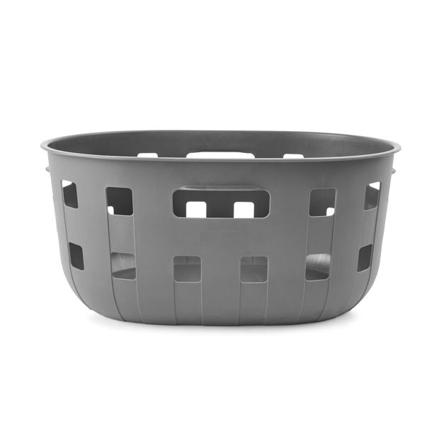 50L Trellis Laundry Basket, Charcoal - Anko