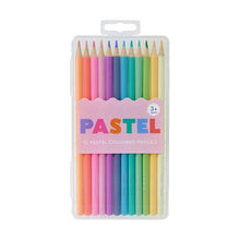12 Pack Pastel Coloured Pencils