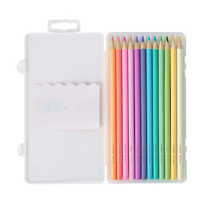 12 Pack Pastel Coloured Pencils
