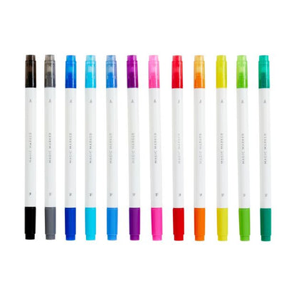 12 Pack Magic Colour Changing Markers