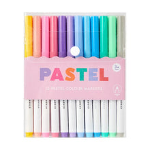 12 Pack Pastel Colour Markers