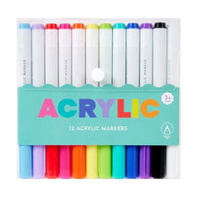 12 Pack Acrylic Markers