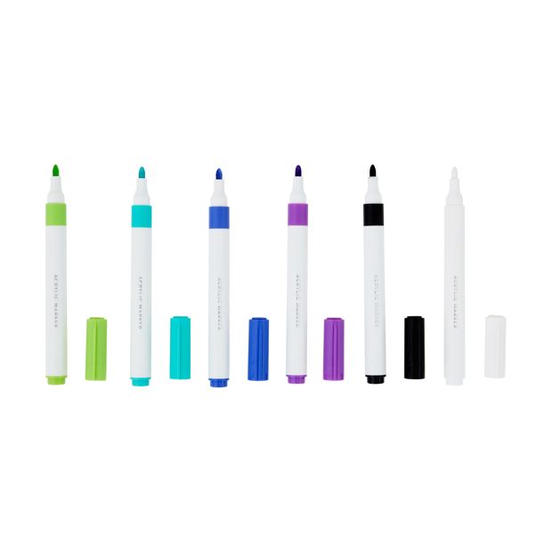 12 Pack Acrylic Markers