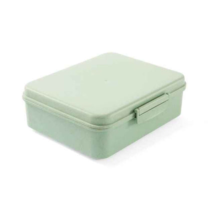 Wheat Straw Bento Snack Box - Sage Green