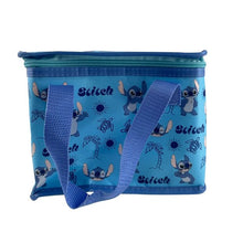 Blue Disney Stitch Collapsible Lunch Bag