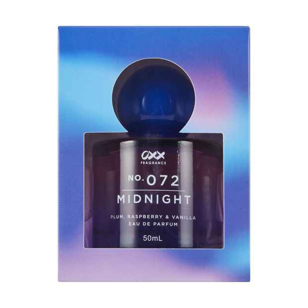 No. 072 Midnight Eau De Parfum 50ml, Plum, Raspberry and Vanilla - OXX Fragrance
