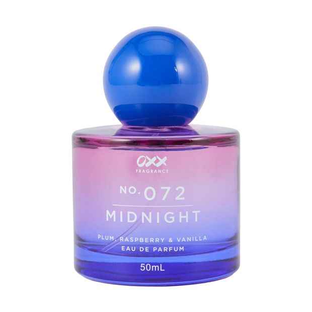 No. 072 Midnight Eau De Parfum 50ml, Plum, Raspberry and Vanilla - OXX Fragrance