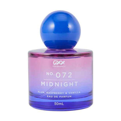 No. 072 Midnight Eau De Parfum 50ml, Plum, Raspberry and Vanilla - OXX Fragrance