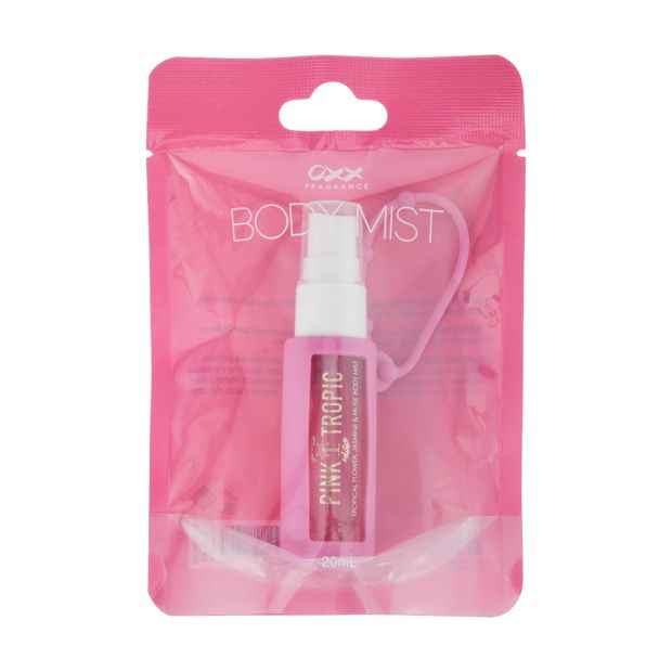 Summer Solstice Pink Tropic Body Mist 20ml, Tropical Flower, Jasmine and Musk - OXX Fragrance