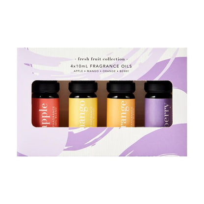 4 Pack Fresh Fruit Collection Fragrance Oil - Anko