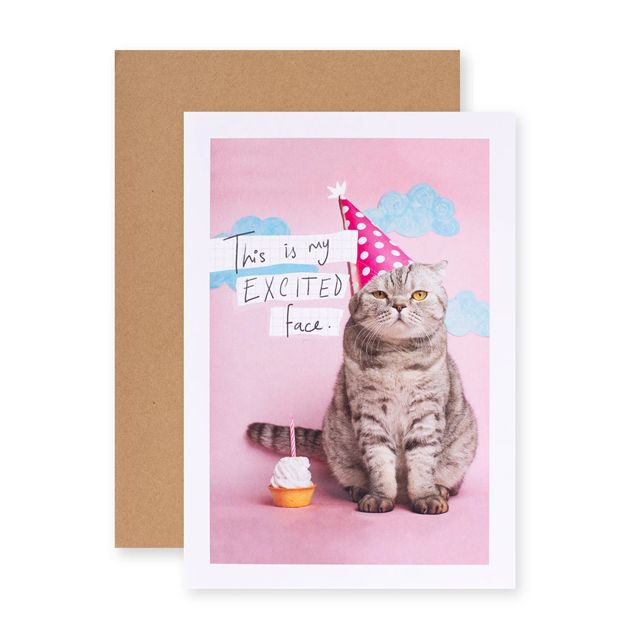 Connections from Hallmark Birthday Card - Excited Face