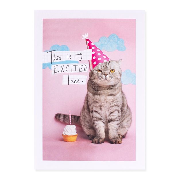 Connections from Hallmark Birthday Card - Excited Face
