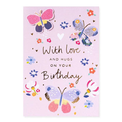 Connections from Hallmark Birthday Card - Classic Butterflies