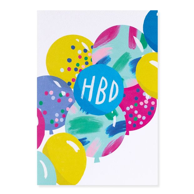 Connections from Hallmark Female Birthday Card - Balloon Garland