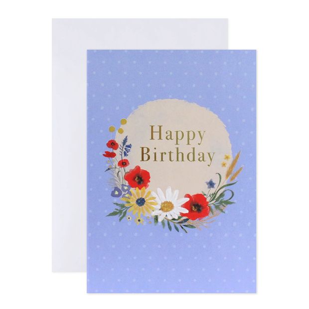 Connections from Hallmark Birthday Card - Colourful Flowers