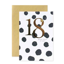 Connections from Hallmark 18th Birthday Card