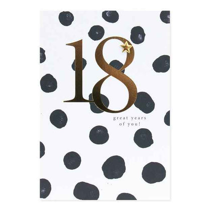 Connections from Hallmark 18th Birthday Card