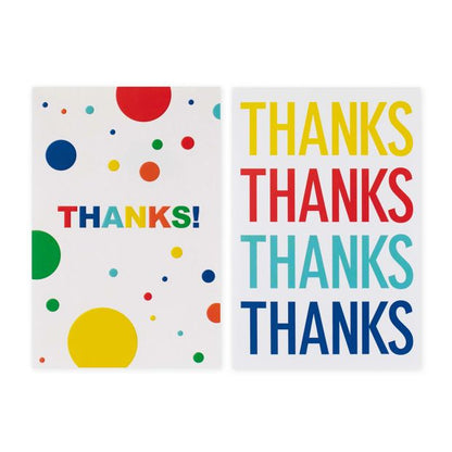 12 Pack Hallmark Thank You Cards - Colourful Thanks!