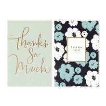 12 Pack Hallmark Thank You Cards - Classic and Floral Thank You