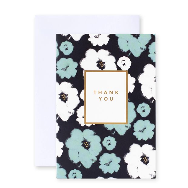 12 Pack Hallmark Thank You Cards - Classic and Floral Thank You