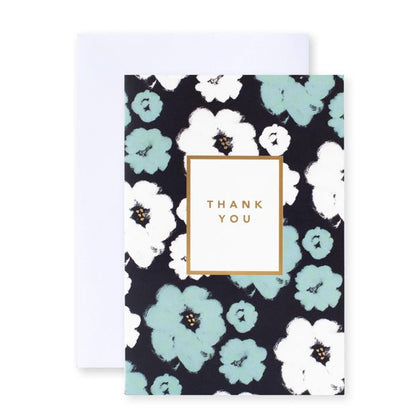 12 Pack Hallmark Thank You Cards - Classic and Floral Thank You