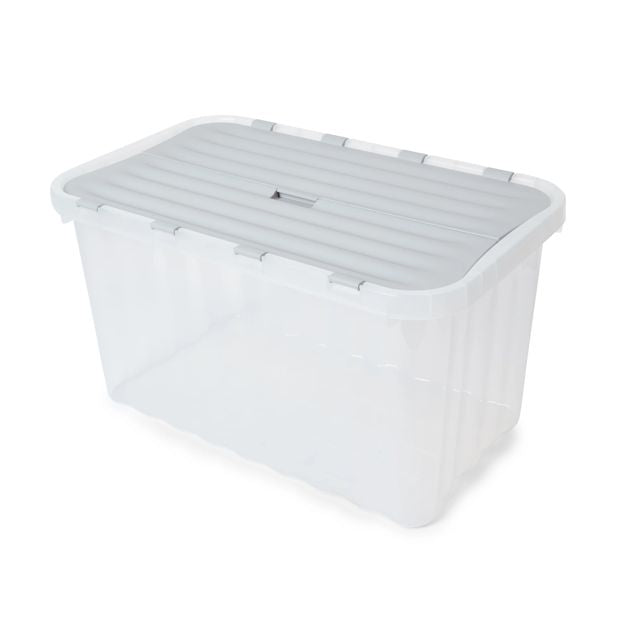 40L Tub with Hinged Lid - Anko