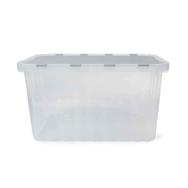 40L Tub with Hinged Lid - Anko
