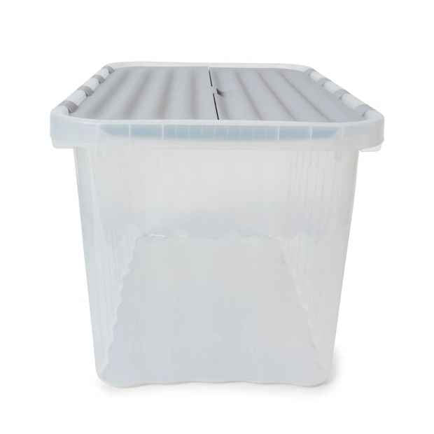 40L Tub with Hinged Lid - Anko