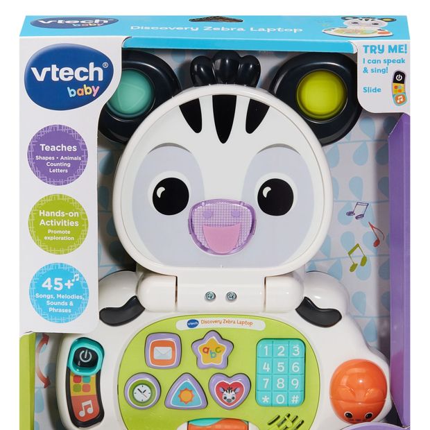 VTech Baby Discovery Zebra Laptop