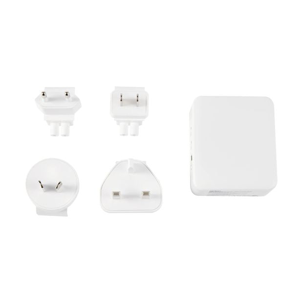 65W Travel Wall Charger, White - Anko