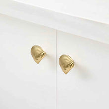 2 Pack Shell Handles - Gold Look