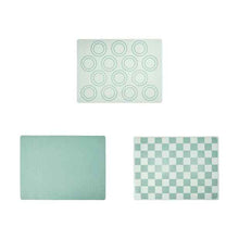 3 Pack Baking Mats, Green - Anko