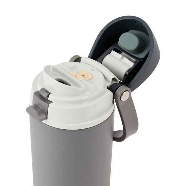 530ml Charcoal Dual Function Drink Bottle - Anko