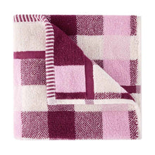 Cotton Check Hand Towel - Pink