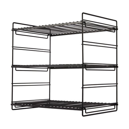 Black Wire 3 Tier Shelf - Anko