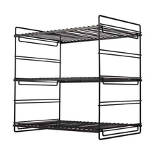 Black Wire 3 Tier Shelf - Anko