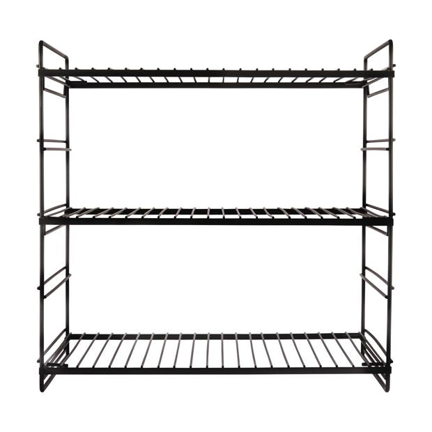 Black Wire 3 Tier Shelf - Anko