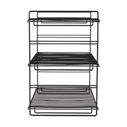 Black Wire 3 Tier Shelf - Anko