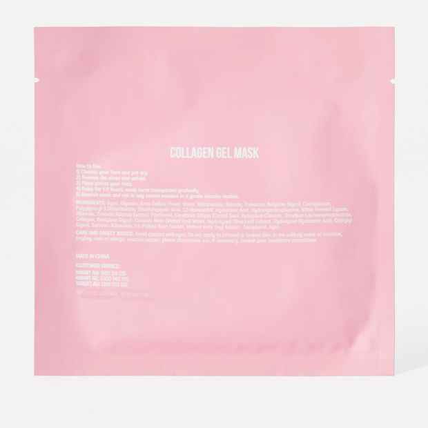 4 Pack Collagen Real Deep Mask Niacinamide Low Molecular Hyaluronic Acid Solution and Low Molecular Collagen - OXX Skincare